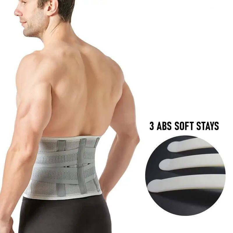 

Breathable Lumbar Support Belt Double Pull Compression Waist Support Straps Lower Back Brace Herniated Disc Sciatica Scoliosis