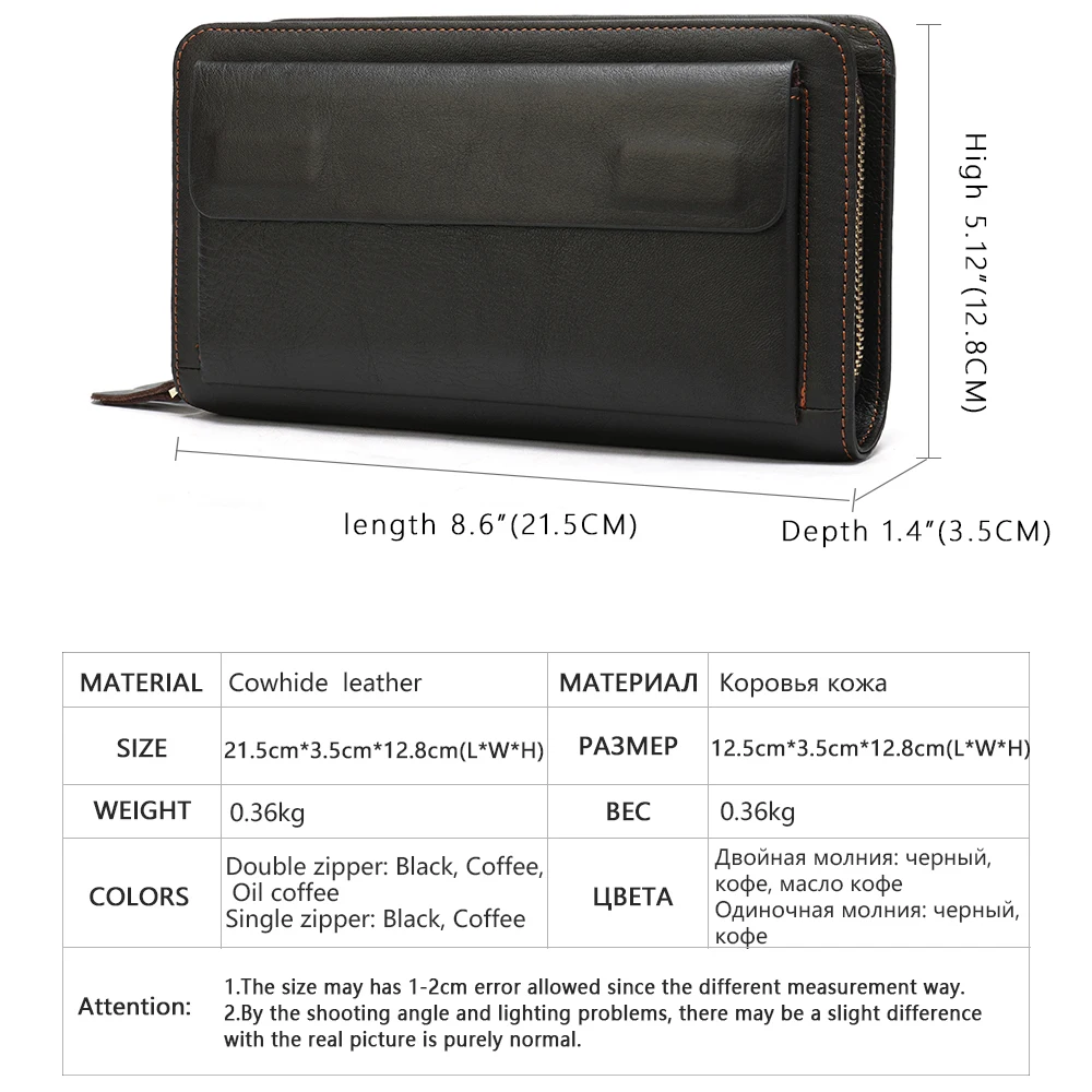 Westal Echt Lederen Portemonnee Mannelijke Mannen Portefeuilles Credit Card Holder Clutch Mannelijke Zakken Portemonnee Mannen Casual Portmonee Mijn bestellingen