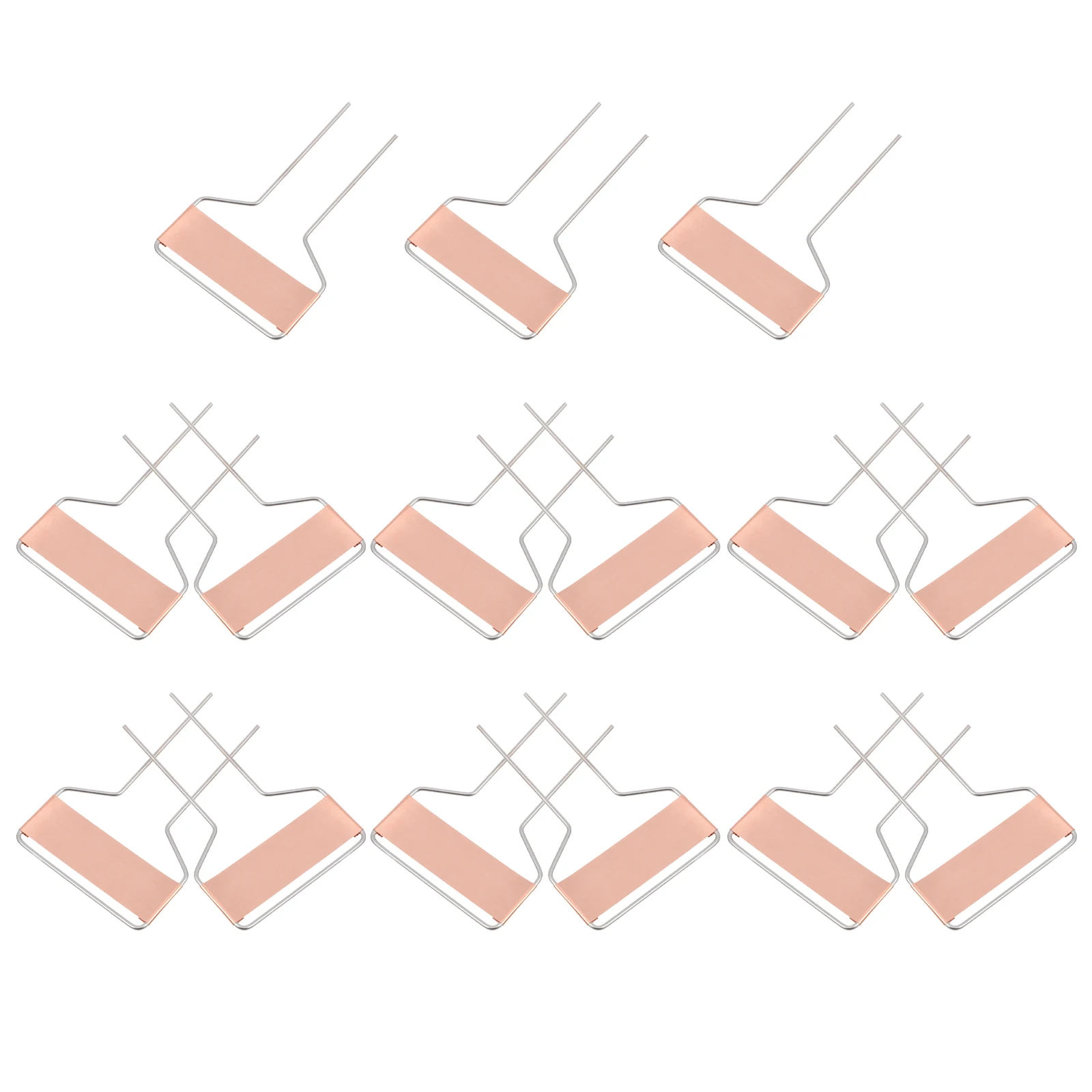 

15pcs Metal Plant Labels Waterproof Durable Gardening Farming Vegetables Tags Markers Copper Stainless Steel Small Portable