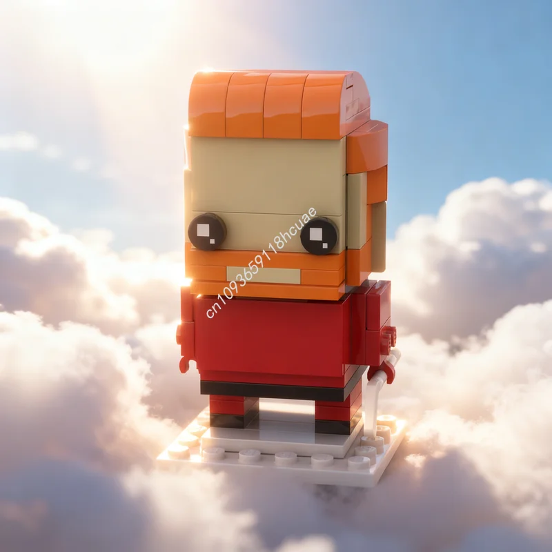 

102 шт. MOC Brickheadz Фредерик Андерсен Модель Строительные блоки Архитектурная игрушка Рождественские подарки DIY Образование Творческая идея