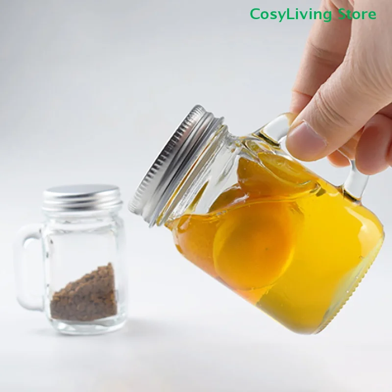 Meal Prep Juice Bottles - Mini Glass Sealed Bottle With Lid