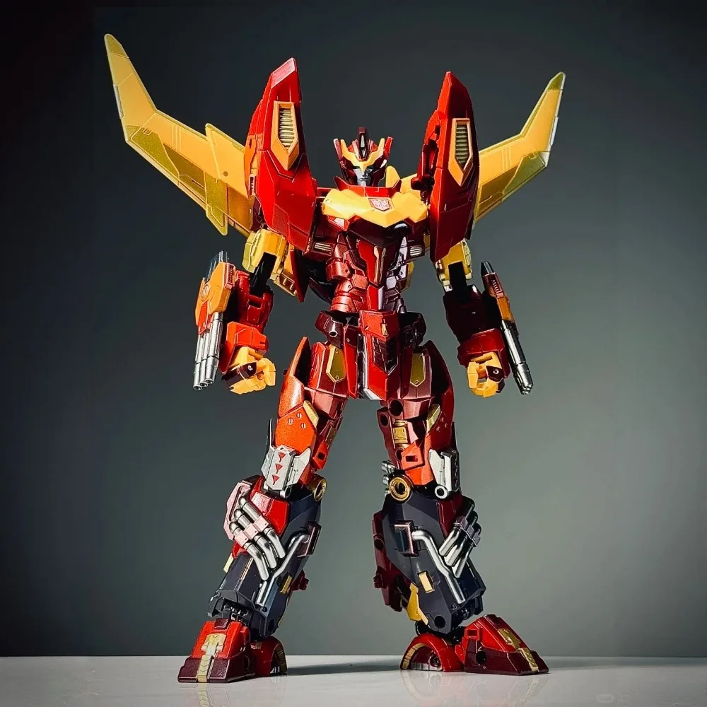 18cm AT-01 AT01 Rodimus Prime Steel Machine God Finished Product Action Figure Deformation Model Mech