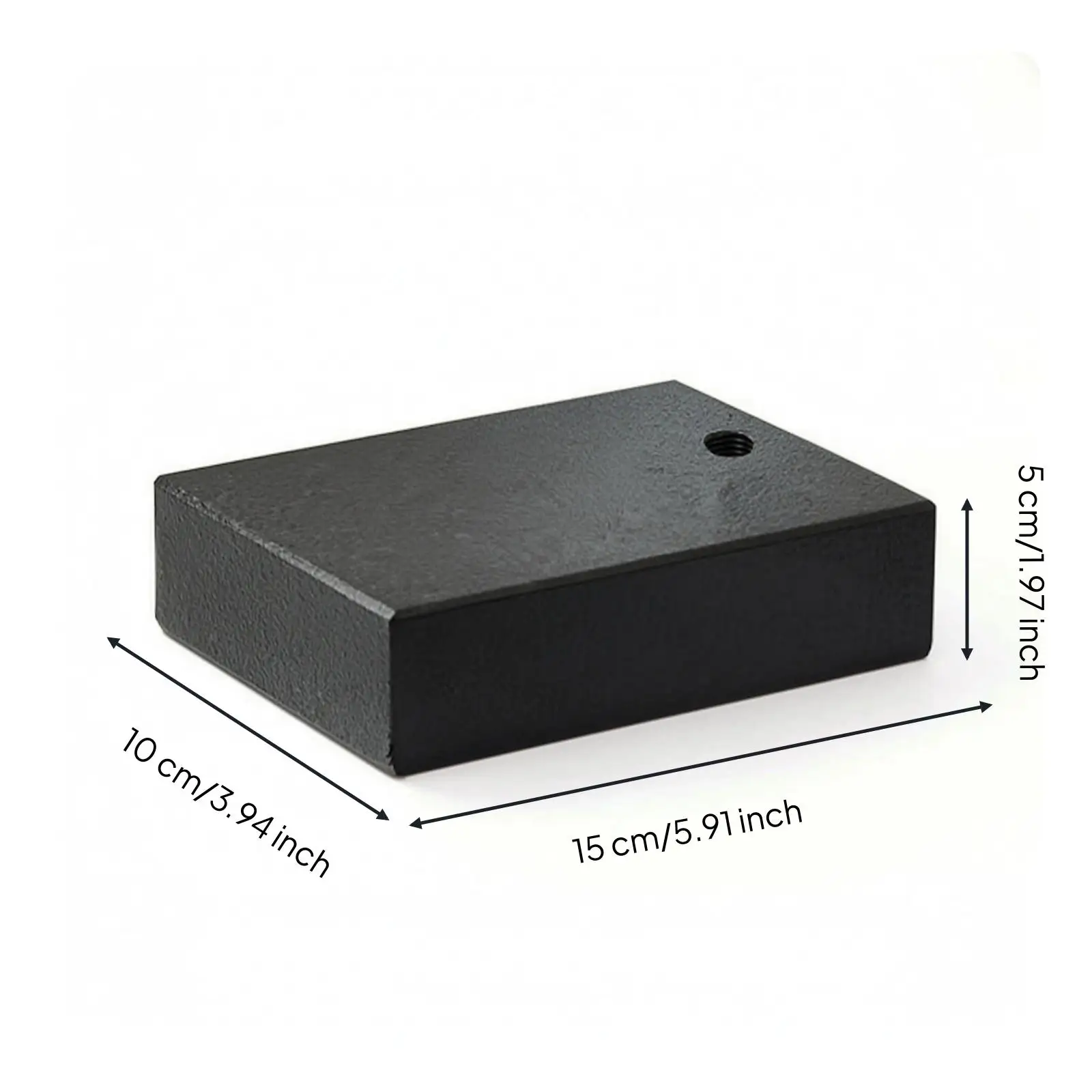 Marble Base Precision Indicator Base with M8 Thread Low-Vibration for Machinists