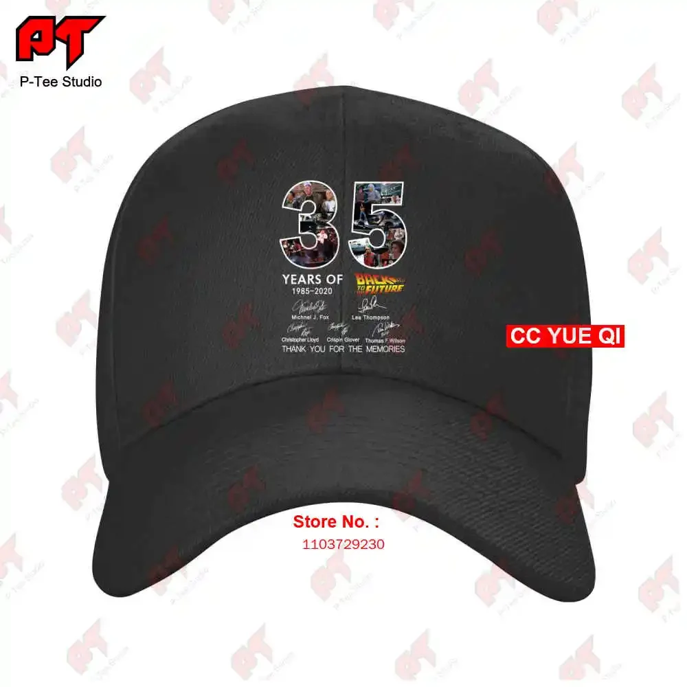 35 Years Anniversary Of Back To The Future Baseball Caps Truck Cap SROT