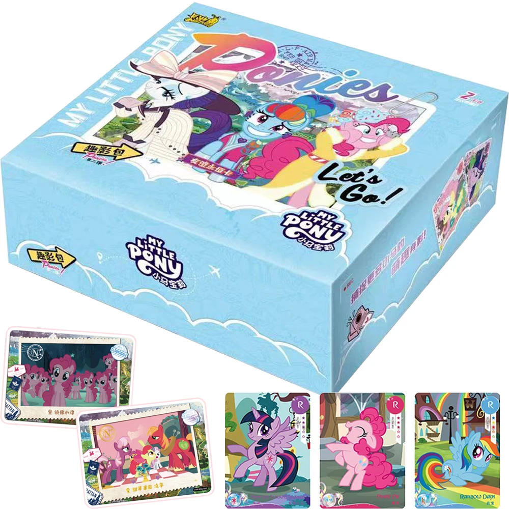 My Little Pony Collection Card For Children Twilight Sparkle Rainbow Dash Applejack Rarity Limited Game Card Family Table Toys