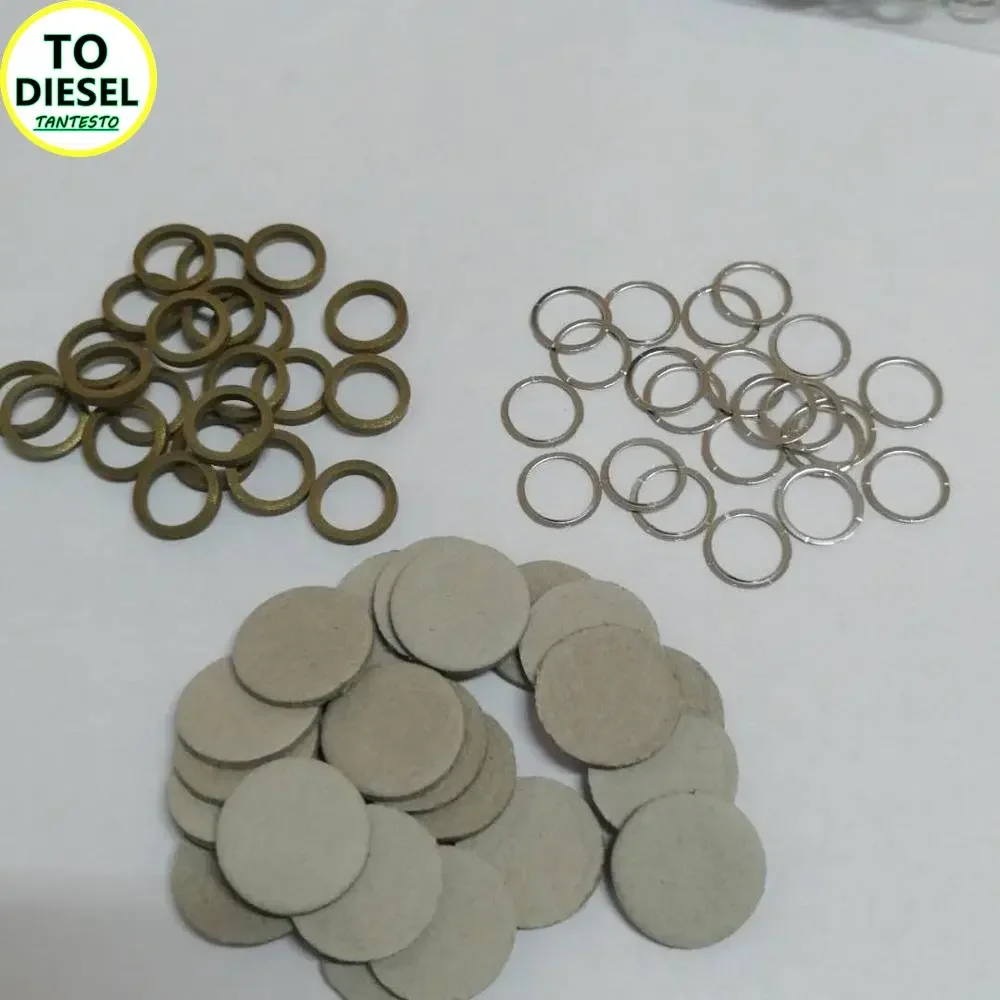 200PCS Genuine New Diesel Fuel Injector Valve Repair Kit F00VC99002 for Original  Oil Seal F 00V C99 002