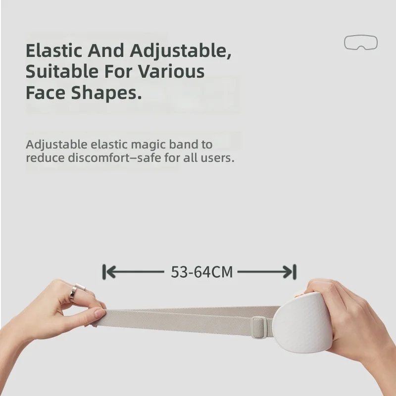 Smart Eye Mask with Nano Steam, Warm Compress & Vibration Massage, Hydrating Eye Care Device for Fatigue Relief, Dry Eyes