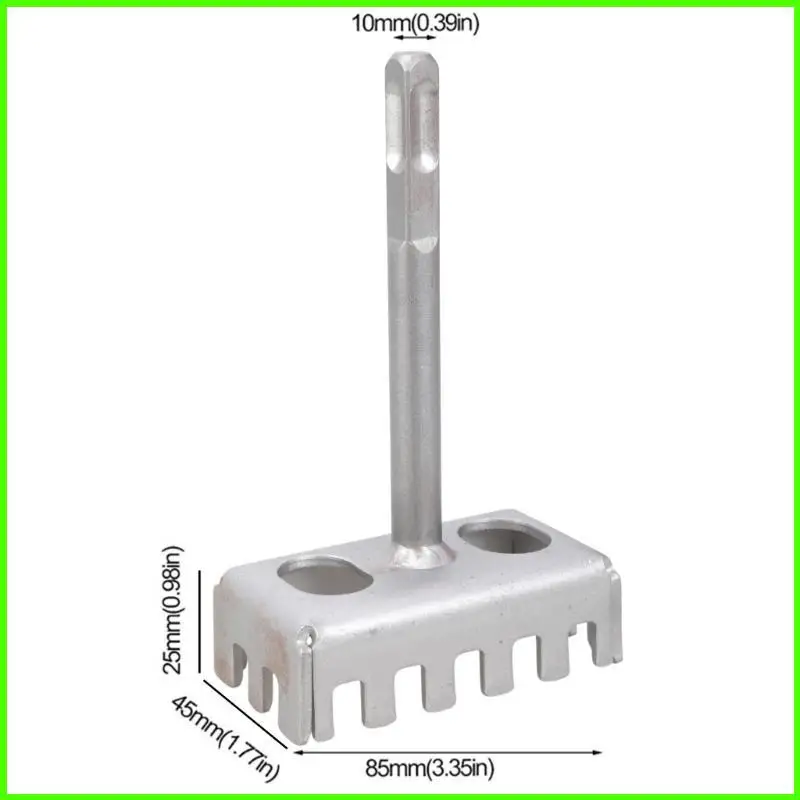  Electrician's Square Hole Cutter Punching Tool for Fast Grooves Creation In Electrical Box Installation Projects