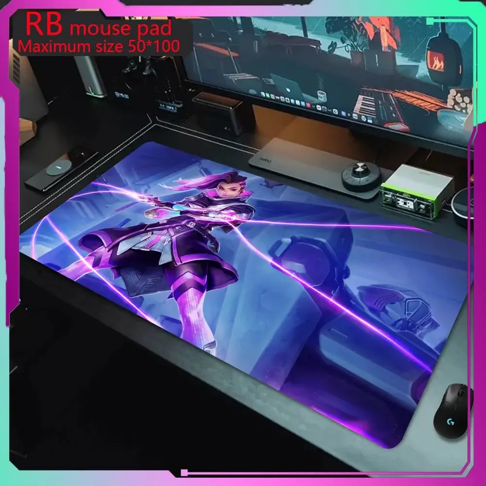 Overwatch Mouse Pad Electronic game mouse pad is easy to use, with anti slip and wear-resistant size, suitable for desktop gamin