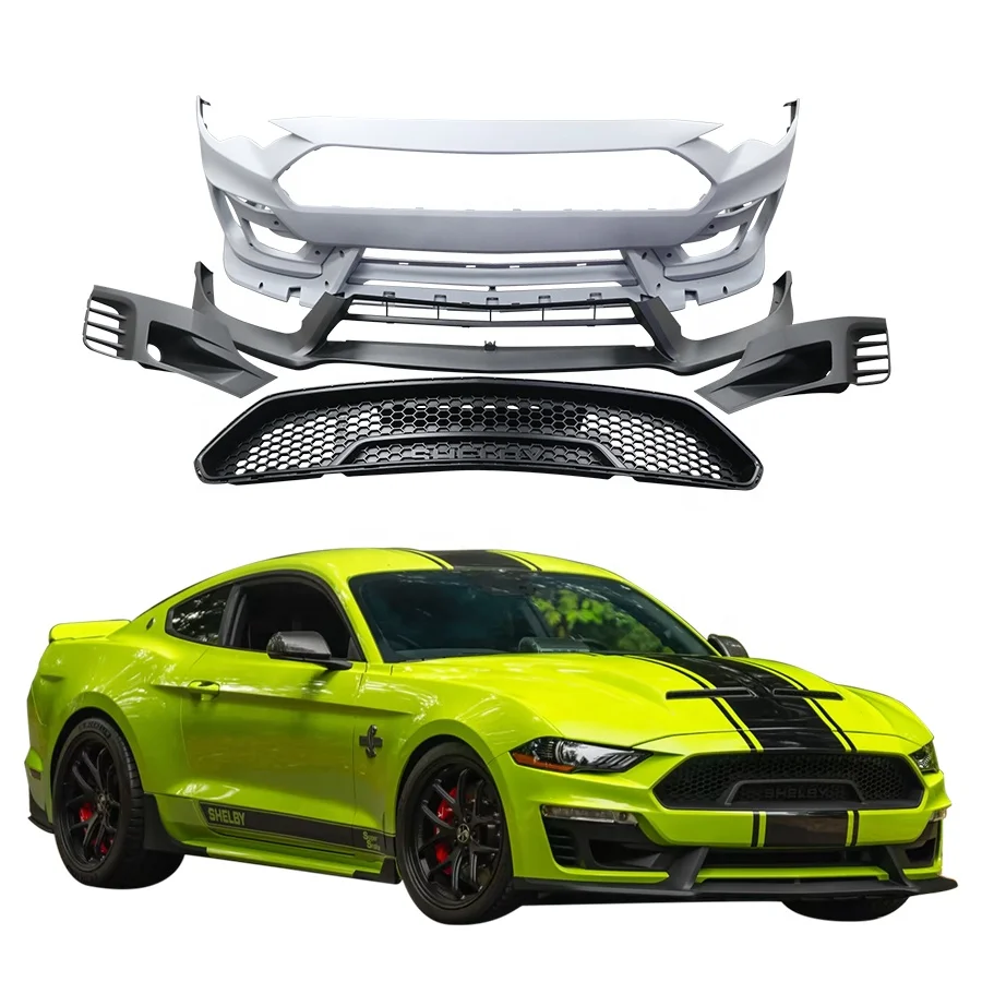 

NEW High Quality Super Snake Style Front Bumper Grille for 2018-2023 for Ford Mustang New Body Kits