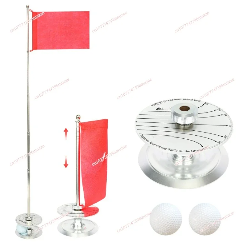 golf putter trainer GOLF vertical flag holder green hole trainer indoor and outdoor retractable accessories