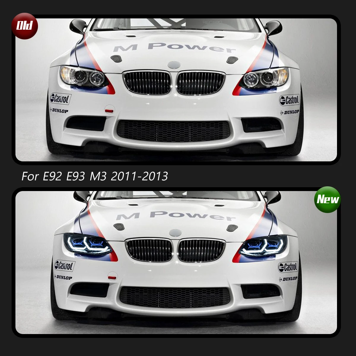 TYPY Dynamic Signal Head Lamp Automotive Accessories Upgrade Modified New LED For BMW E92 E93 Headlights M3 2006-2013