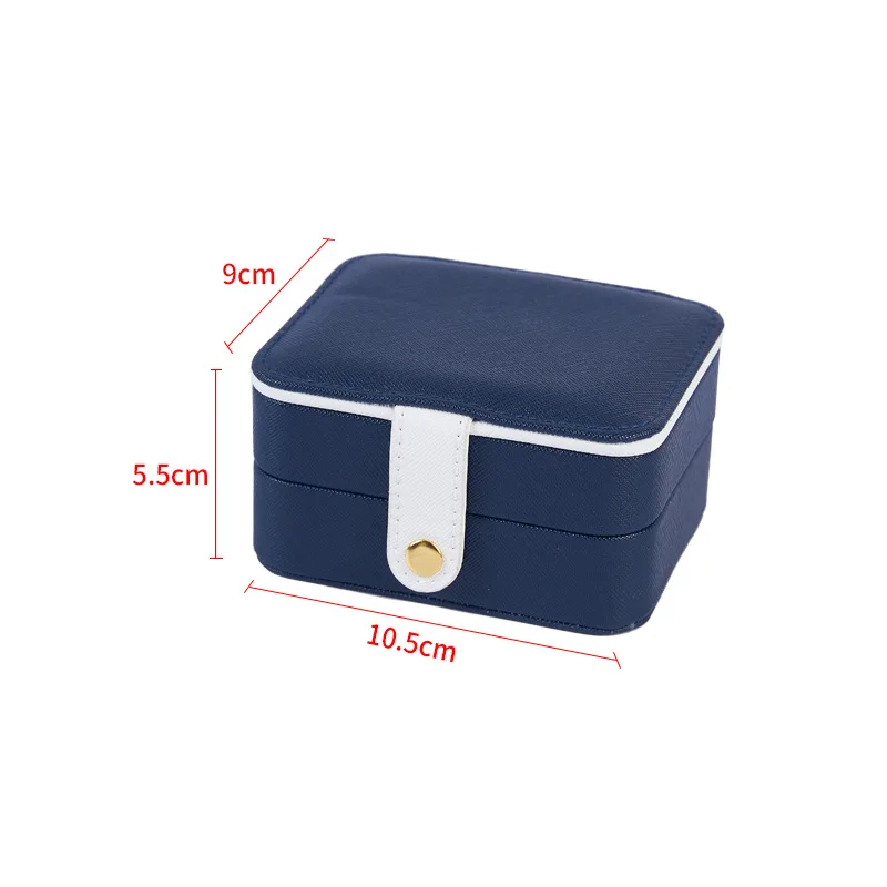 Multi-layer Jewelry Box, Anti-oxidation Travel Portable Jewelry Storage Box, Earrings, Rings, Necklaces and Jewelry Storage Box