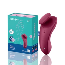 Satisfyer sexy secret silicone G-spot vibrator Portable wearable APP remote control clitoris Stimulator UYO Sex Toys For Women