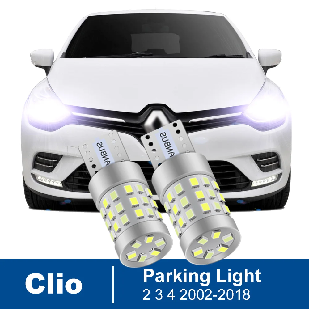 

2Pcs Led Parking Light For Renault Clio 2 3 4 2002-2010 2011 2012 2013 2014 2015 2016 2017 2018 Accessories Clearance Lamp