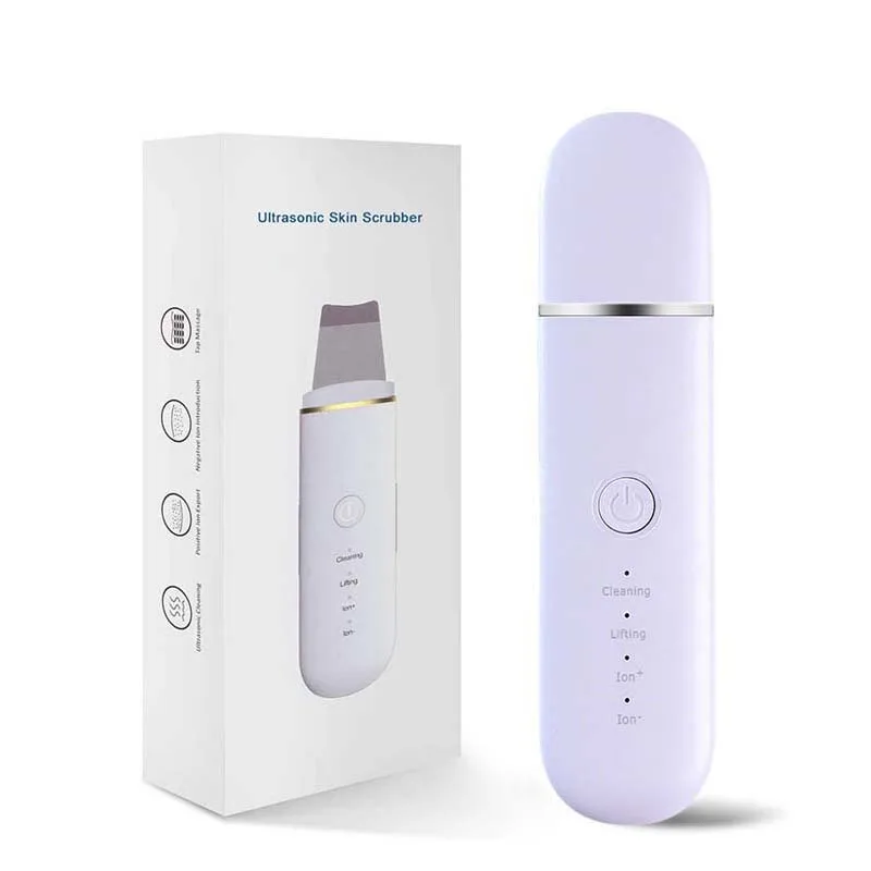 جهاز تنظيف البشرة بالموجات فوق الصوتية وبخاخات USB جهاز بخار الوجه المرطب آلة تنظيف الوجه العميق تقشير مجرفة منظف مسام الوجه