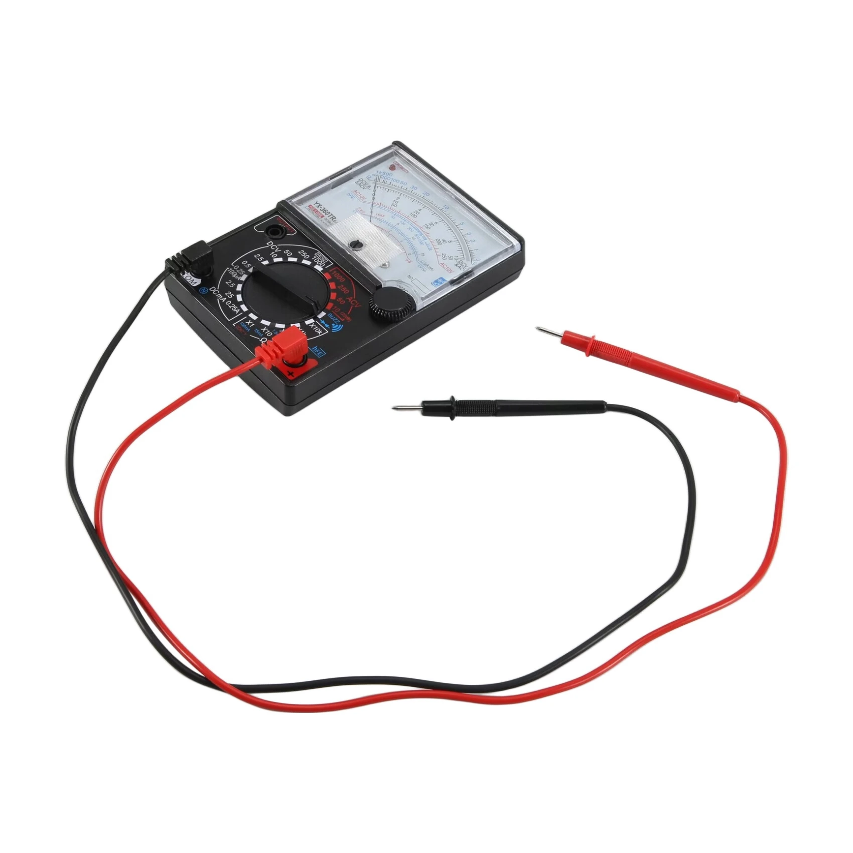 DTA6 for YX-360TRE-L-B Pointer Multimeter, Analog Voltmeter Ammeter Ohmmeter AC DC Measure with Tester Pen Indicator Light