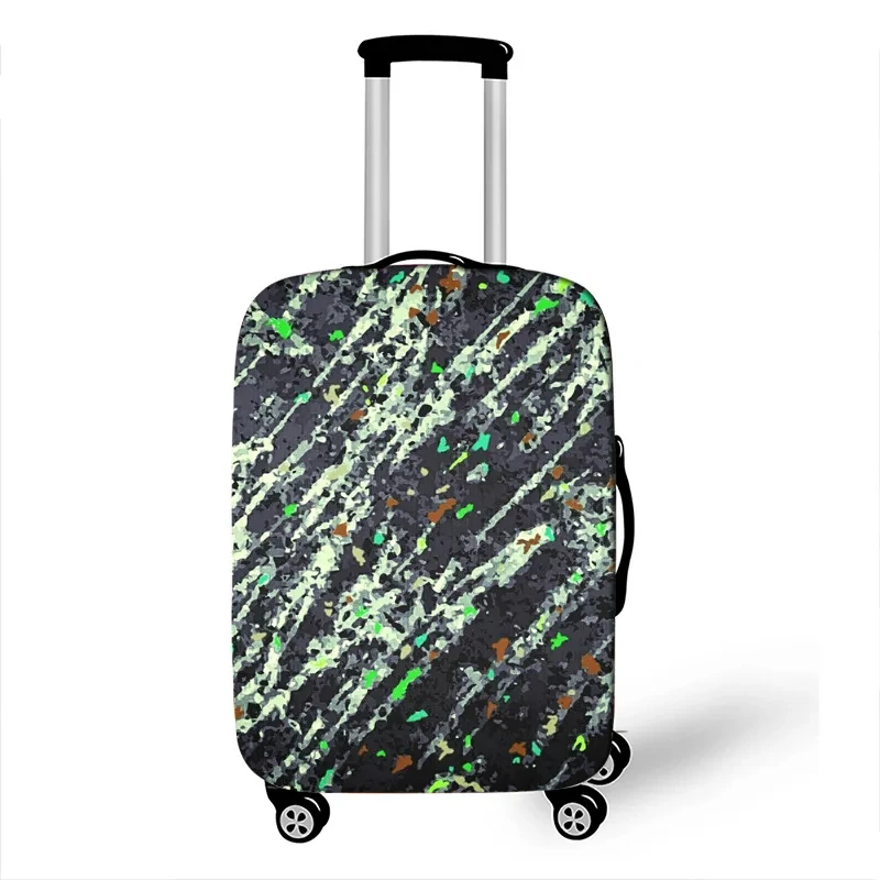 Quality Stretch Cloth Trolley Case Protective Cover Trendy Camouflage Suitcase Luggage Cover for 18-32 Inch Travel Accessories