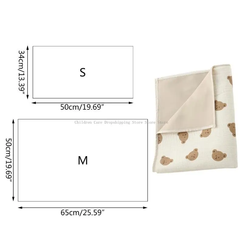 الطفل وسادة مضادة للماء الطفل مقاوم للماء حفاضة بَوْل المحمولة الرضع الفراش حامي قابلة لإعادة الاستخدام غطاء الطاولة ورقة حفاضات