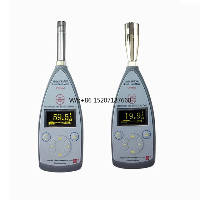 

AWA5661-1B Professional Decibel Meter, Digital Sound Level Meter with OLED Display High Accuracy (with Data Record Function)