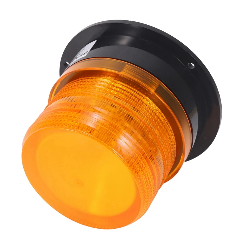 8 X Amber LED Beacon Strobe Emergency Flashing Light Warning Lamp Truck 12V 24V