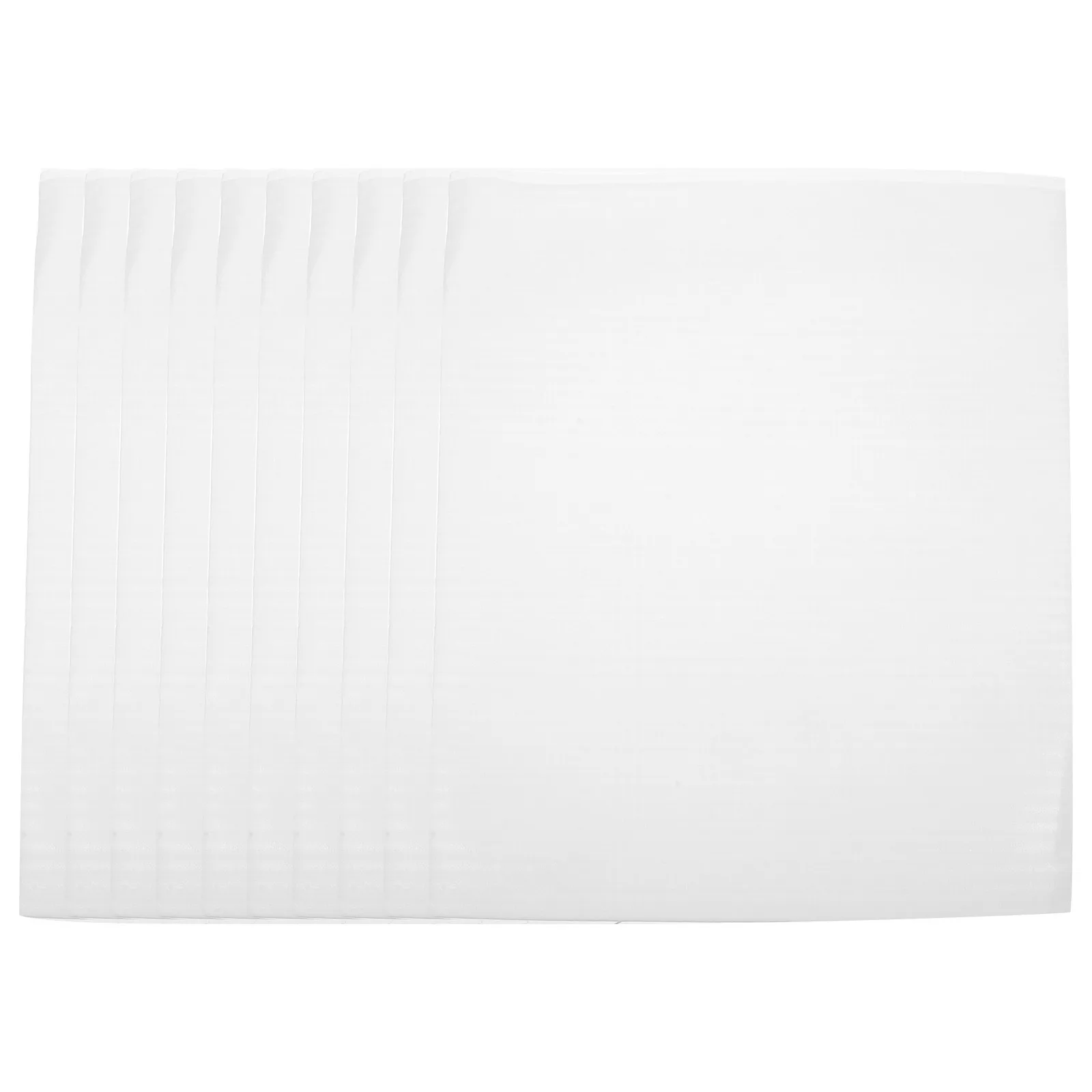 50 buste per cuscini 25x30 cm, riutilizzabili, spesse, per piatti, occhiali, mobili in porcellana, protezione, stoccaggio in movimento, bianco