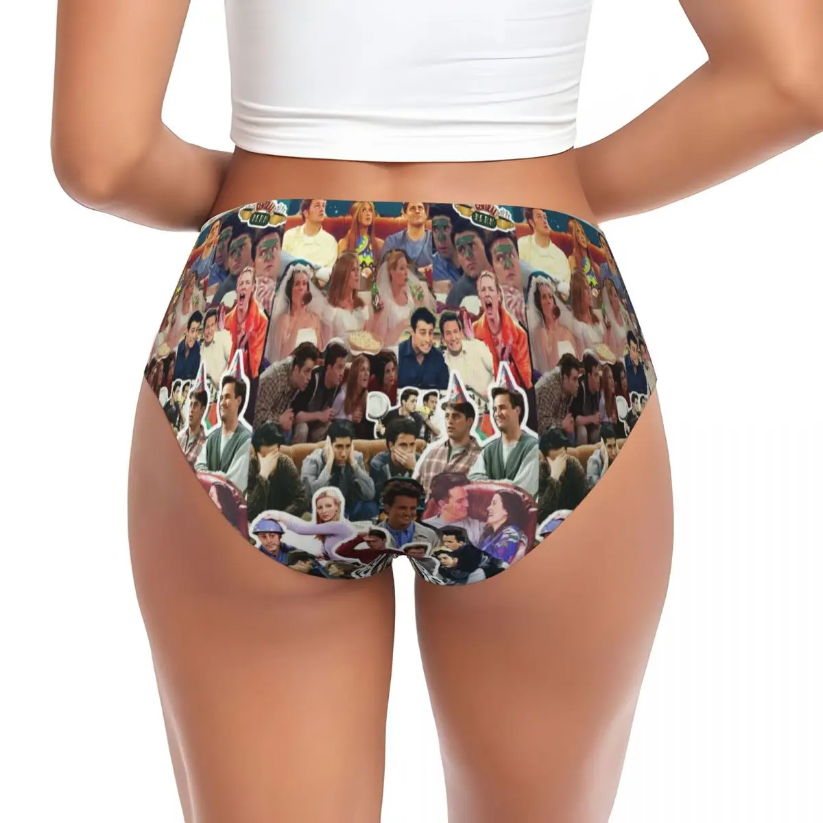 Custom Women Friends TV Brief Panties Female Comfort Underwear Underpants