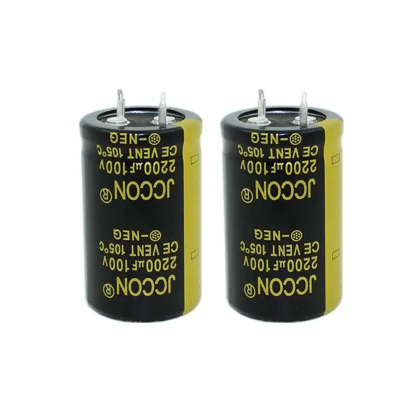 100v2200uf JCCON Horn Aluminum Electrolytic Capacitor Volume 25x40 Inverter Power