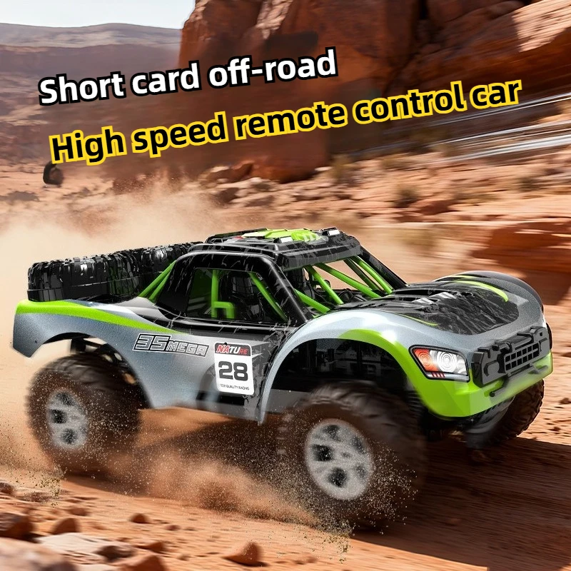 

Q229 1/10 Brushed 4WD Remote Control Short Truck Off-Road Simulation Car with Lights High-Speed ​​Off-Road RC Toy