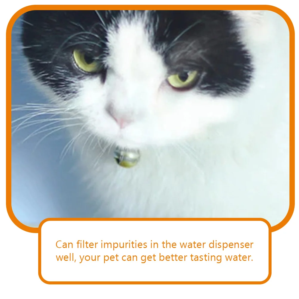 

6Pcs Cat Fountain Filters for Automatic Drinking Fountain Health and Freshness for Water Dispenser