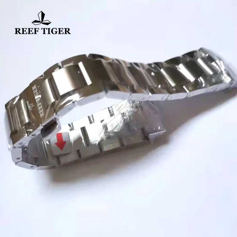 

Ремешок для часов Reef Tiger/RT из нержавеющей стали 316L, ремешок для часов Aurora Concept и Transformer