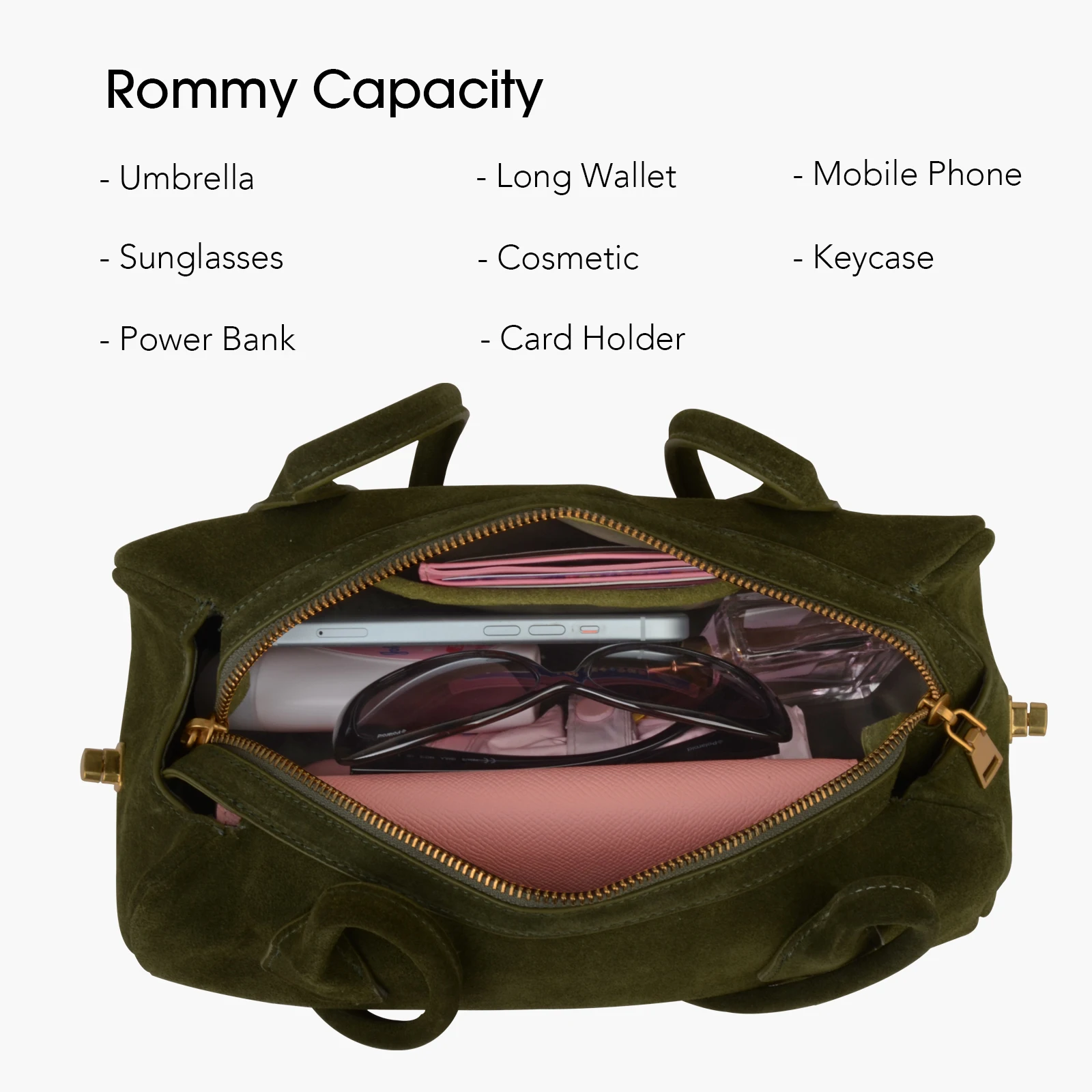 Donna-in Genuine Top Layer Suede Shoulder Bag Pen Container Shape Underarm Handbag Fashion Commute — zdjęcie 6