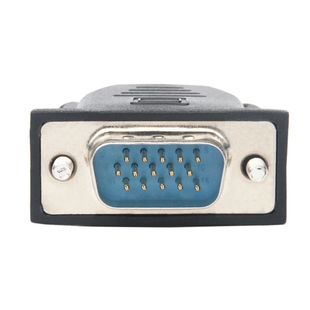A23F-2PCS VGA Virtual Display Adapter Male Dummy Plug EDID Headless Ghost Emulator Lock Plate VGA Video Card Spoofer
