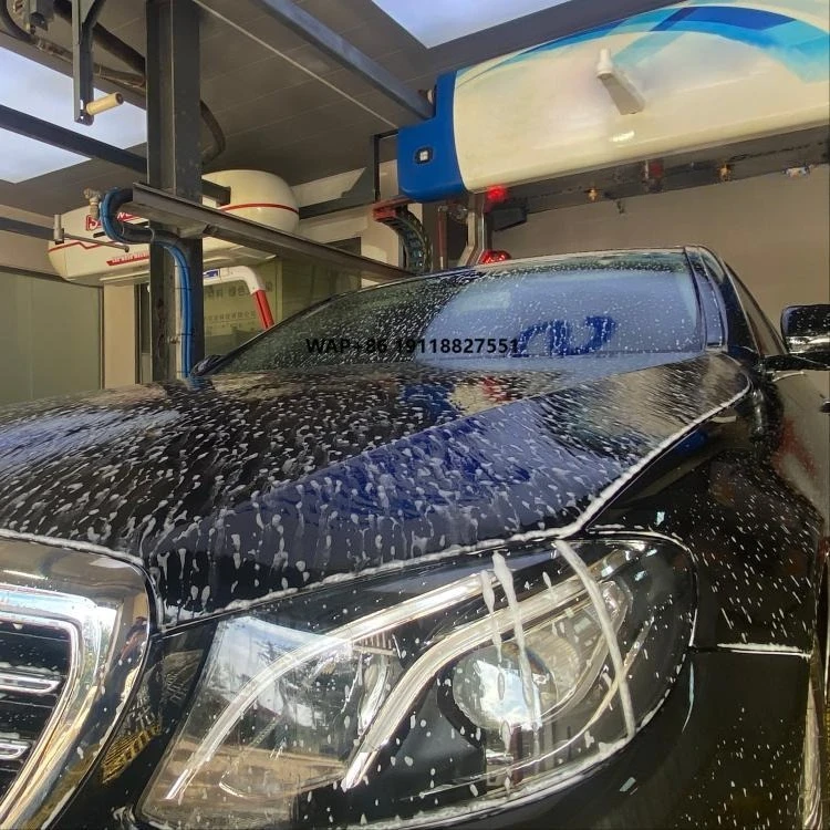 

Touchless Car Washer Machine with High-Pressure Spray Air Dry and Water Wax Coating