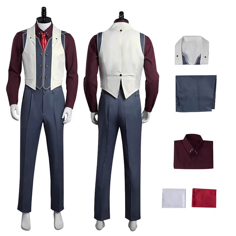 Viktor cosplay traje jogo lol uniforme acessório halloween natal carnaval conjunto completo homem