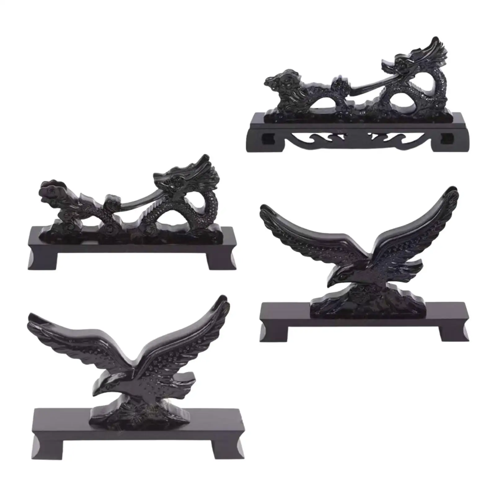 Sword Holder Table Storage Collection Sword Stand Display Wakizashi Rack Bracket for Farmhouse New Year Cabinet Bookshelf Party