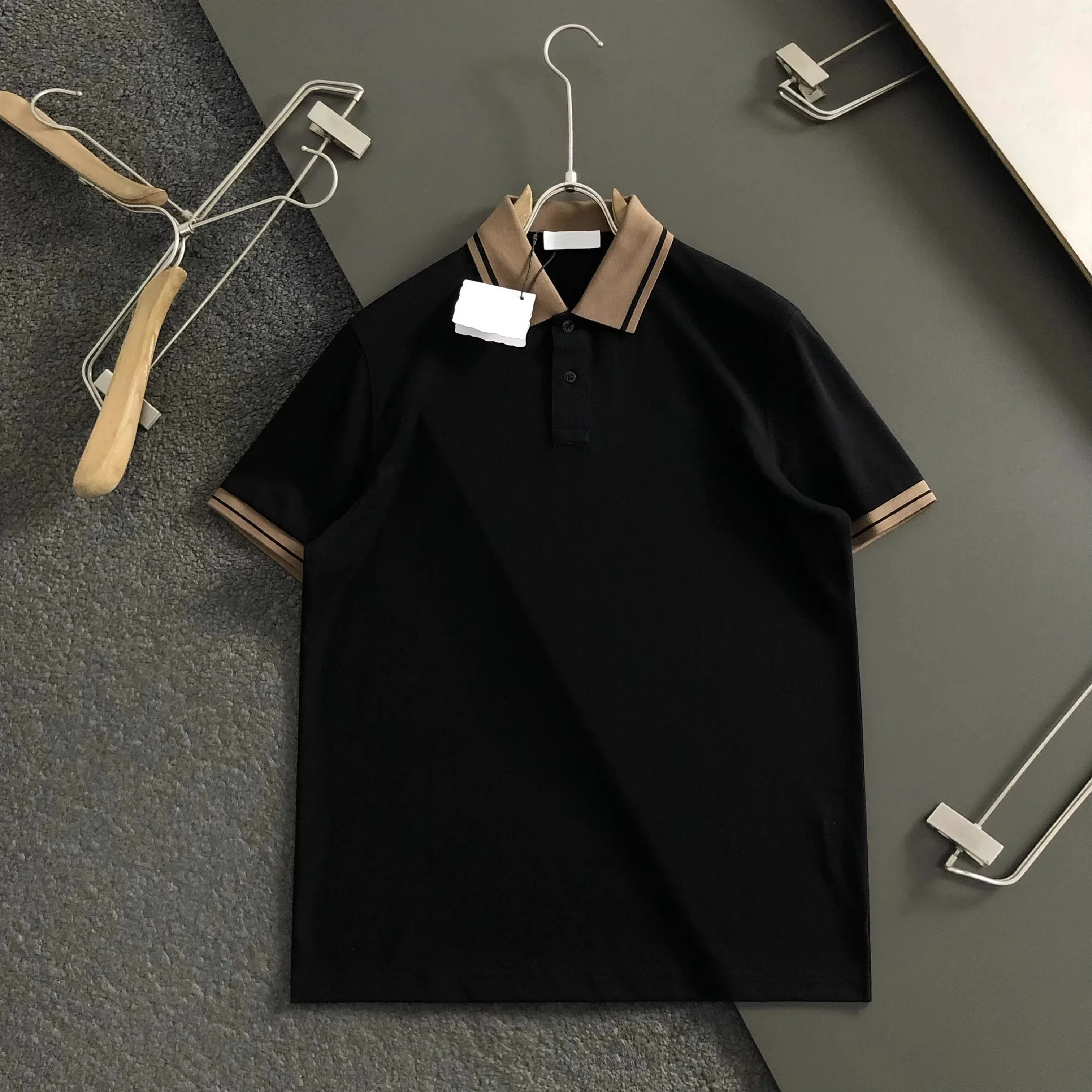 Italian BC casual lapel embroidered short-sleeved polo shirt