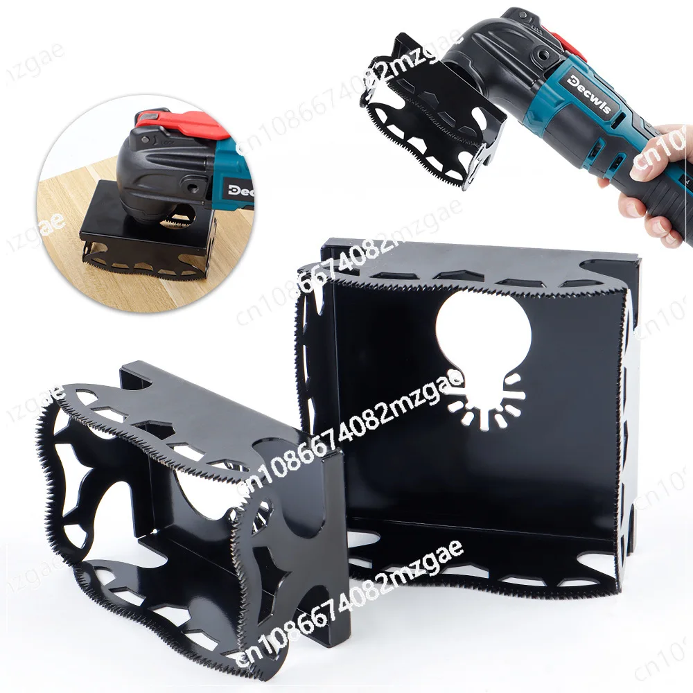 

Stainless steel square groove cutting tool and square hole cutting saw blade, suitable for woodworking drilling tool accessories