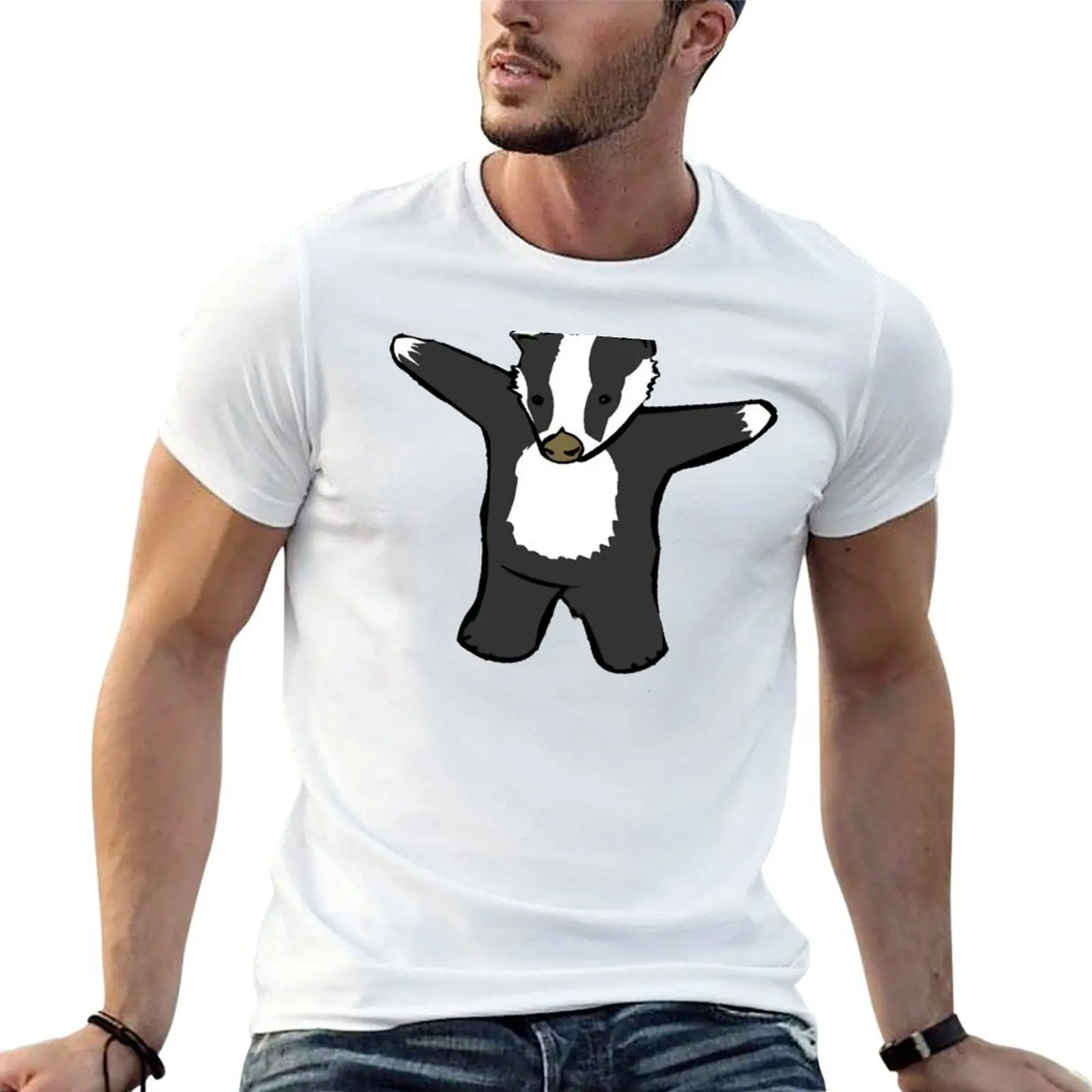 Badger T-Shirt Casual Lightweight Short Sleeve Top