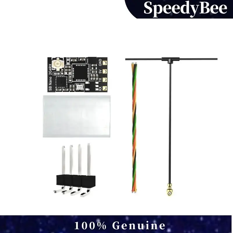 

Приемник SpeedyBee Nano 2,4 ГГц ExpressLRS ELRS — сверхлегкий для FPV Freestyle Long Range Drone, детали для обновления «сделай сам»