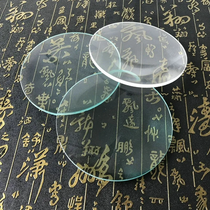 Lente de lupa grande doble convexa de 127mm, 3X, 8X, 15X, 20X, 25X, 45X, óptica transparente HD, lente de vidrio biconvexo, 1 ud.