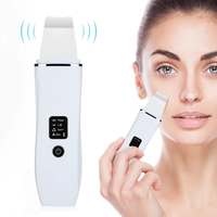 Ultrasonic Skin Scrubber Peeling Deep Face Cleaning Blackhead Remover Ultrasonic Ion Acne Pore Cleaner Facial Shovel Scrubber