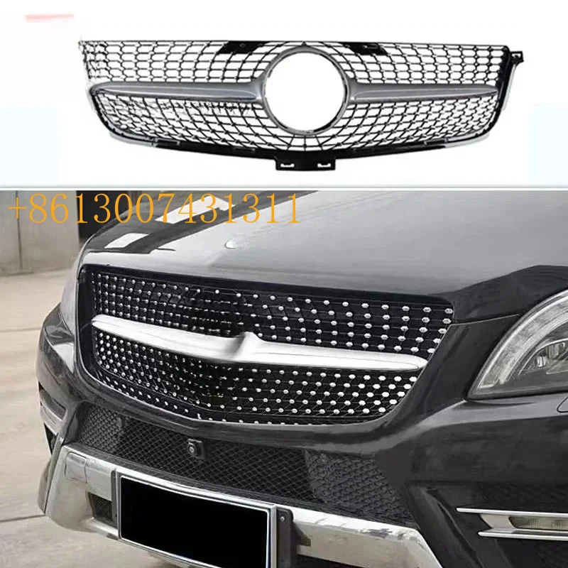 FactoryABS Material GT Style Car Front Grille   Class W166 ML300 ML320 ML350 ML400 2012-2015 Car Grills