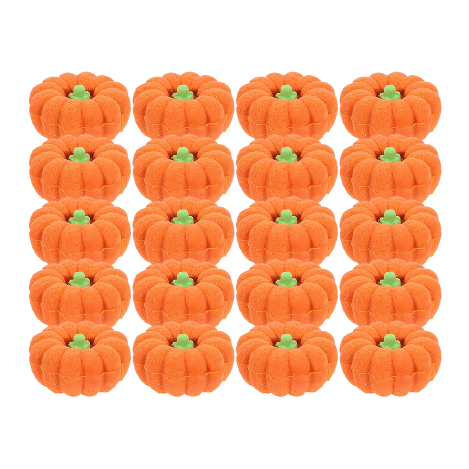 80 Pcs Fun Erasers for Cute 3d Pumpkin Autumn Creative Compact Classroom Prizes School Drawing Pencil