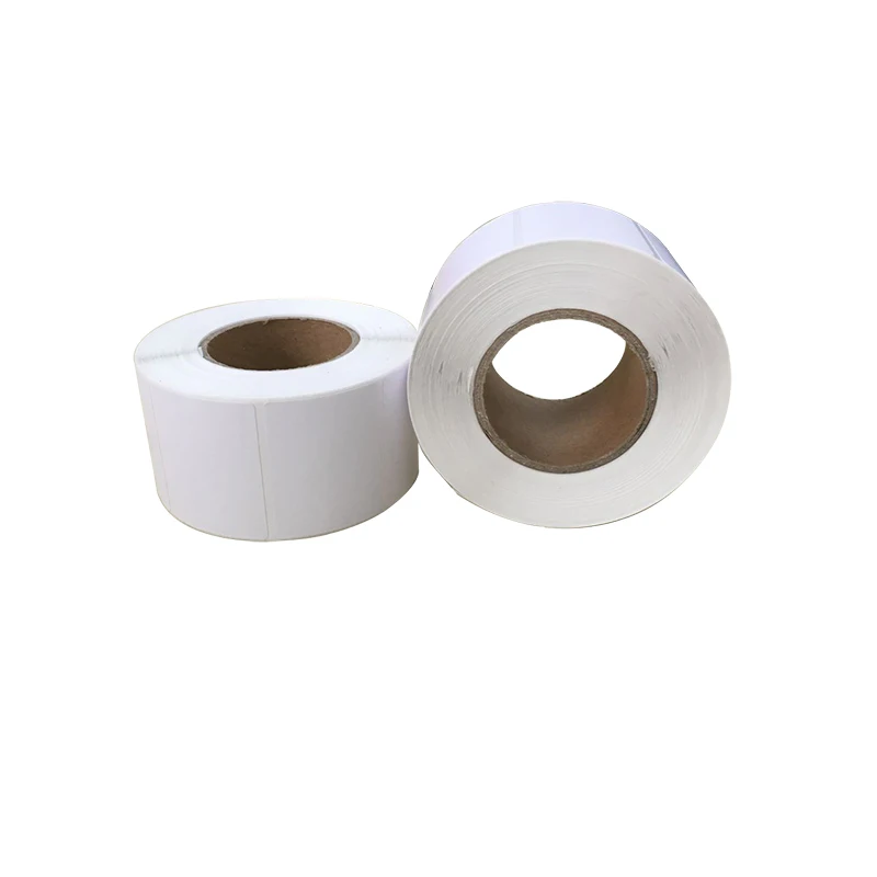لاصق ملصق حراري ورق لاصق 58 مللي متر * 40 مللي متر * 700 قطعة/لفة طباعة ملصقات POS للسوبر ماركت مخصص OEM ، 100 لفات/كرتون