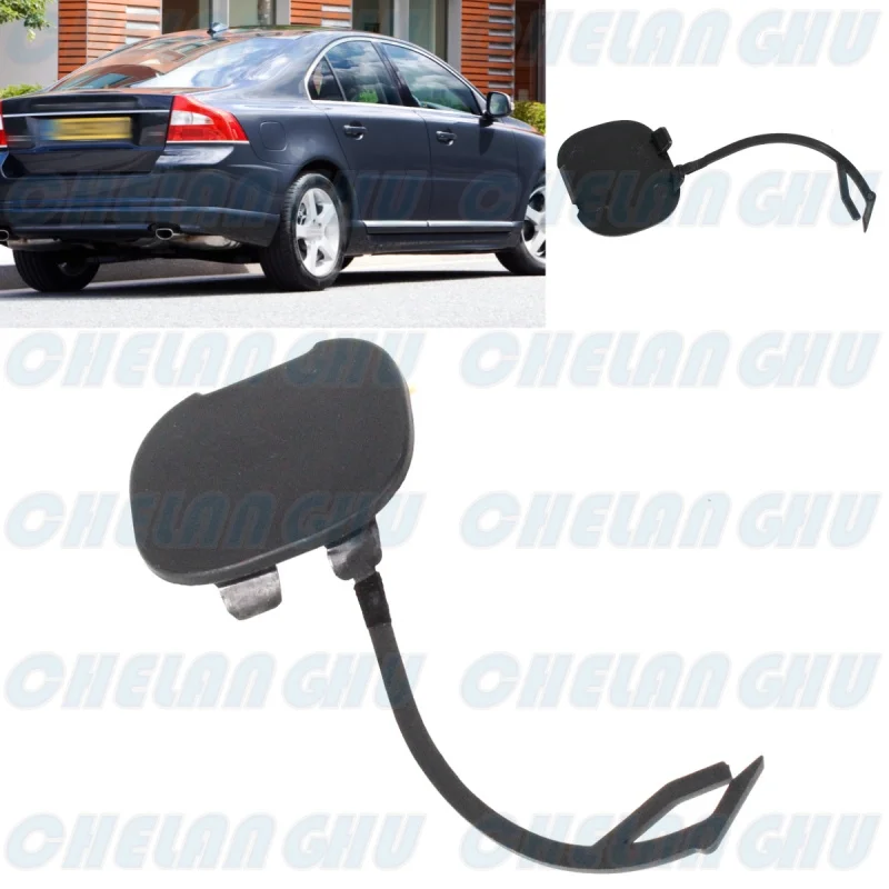 

For Volvo S80 2007 2008 2009 2010 2011 Car-styling Rear Bumper Trim Tow Eye Hitch Cover 39870501