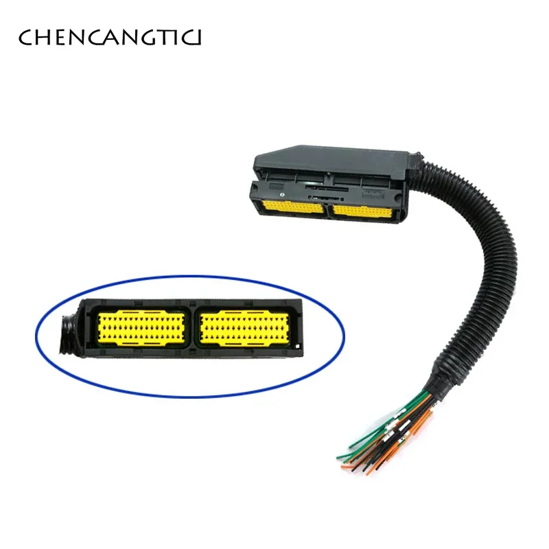 

1 Set 90 Pin Auto Wire Harness Connector Natural Gas ECU Computer Board Plug With Cable for Truck Car VG1238090006 211PC902S0009