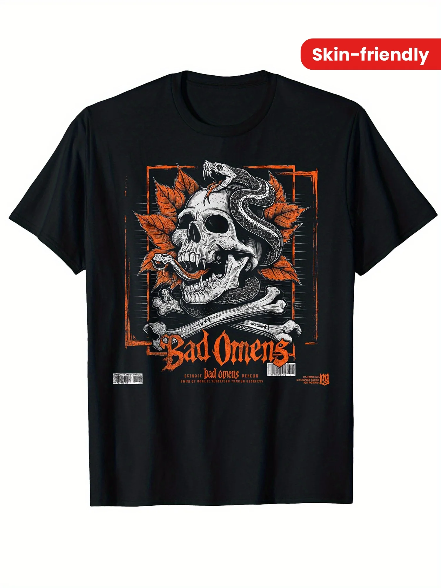 

Bad Omens Snake And Skull Shirt - Classic Rock Music
