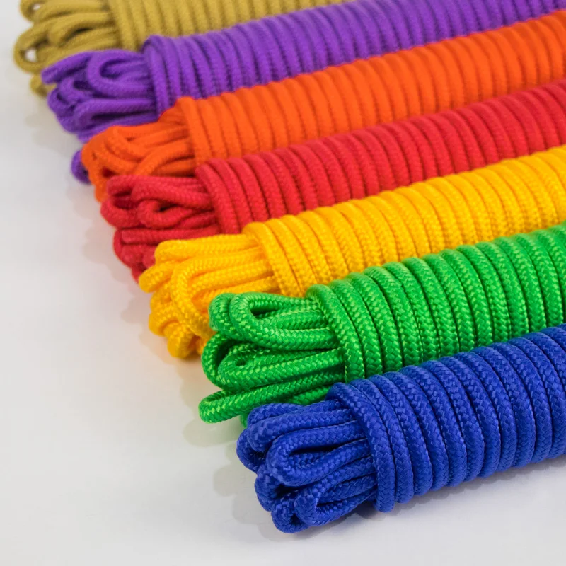 10Meters/Lot 2/34/5/6mm Solid Parachute Cord Lanyard Rope Mil Spec Type One Strand Climbing Camping Survival Equipment Paracord