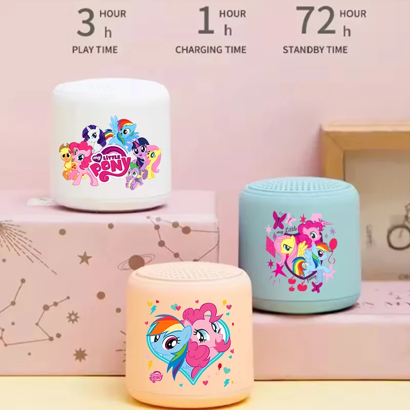 

My Little Ponys Anime Bluetooth Speaker Music Stereo Surround Mini USB Subwoofer Speaker Audio Player Wireless Bluetooth Speaker